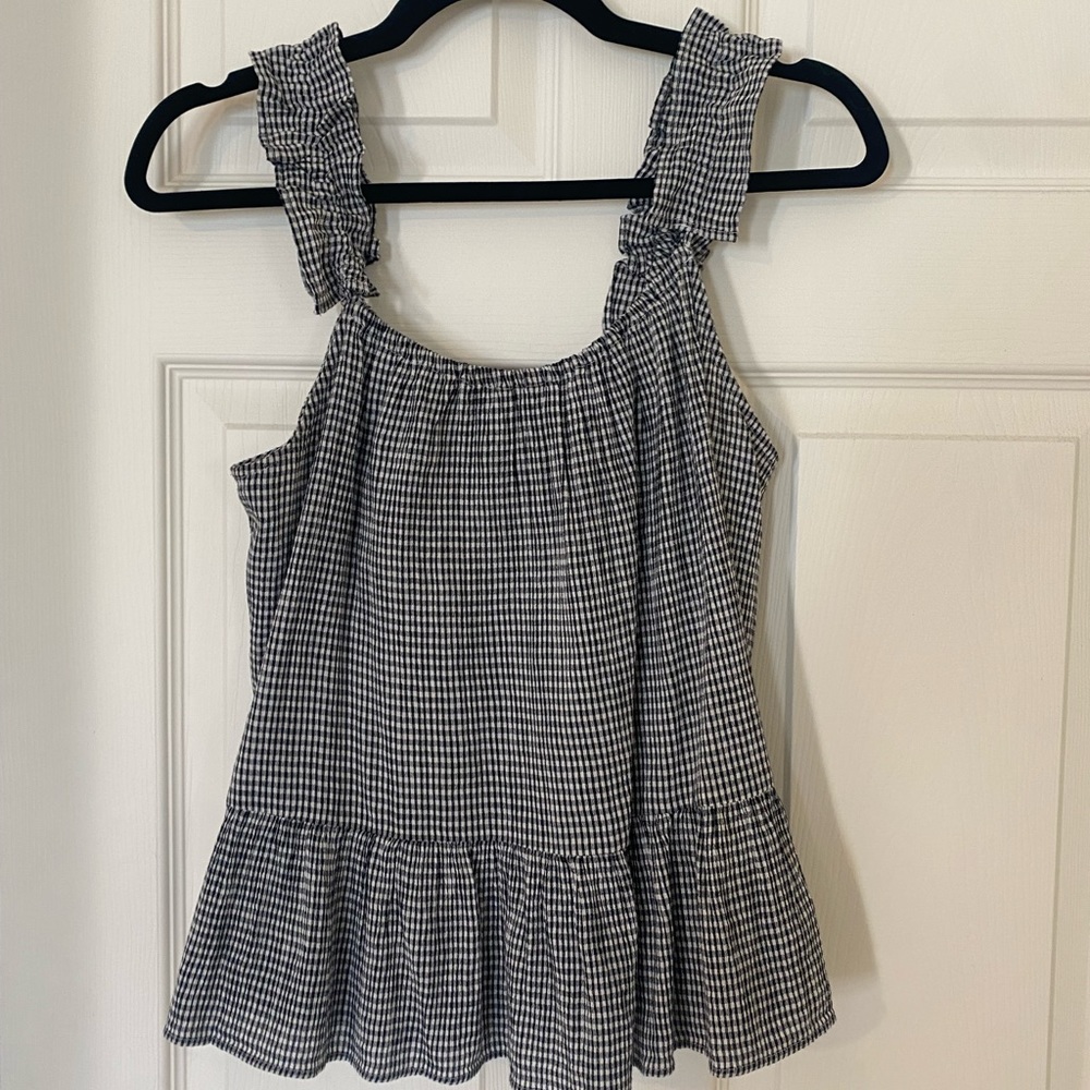 Madewell gingham tank